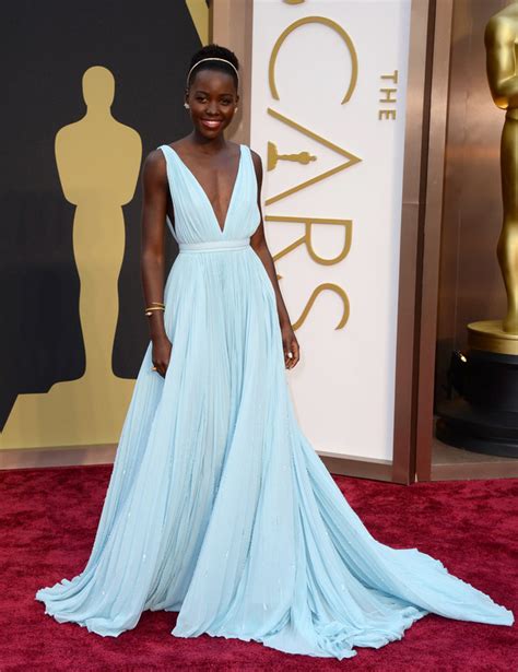 lupita nyong'o blue dress